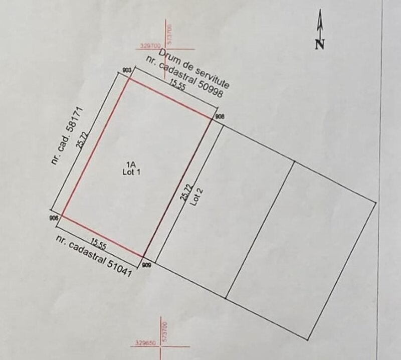 Dragomiresti Deal, strada Teilor, teren 400 mp.